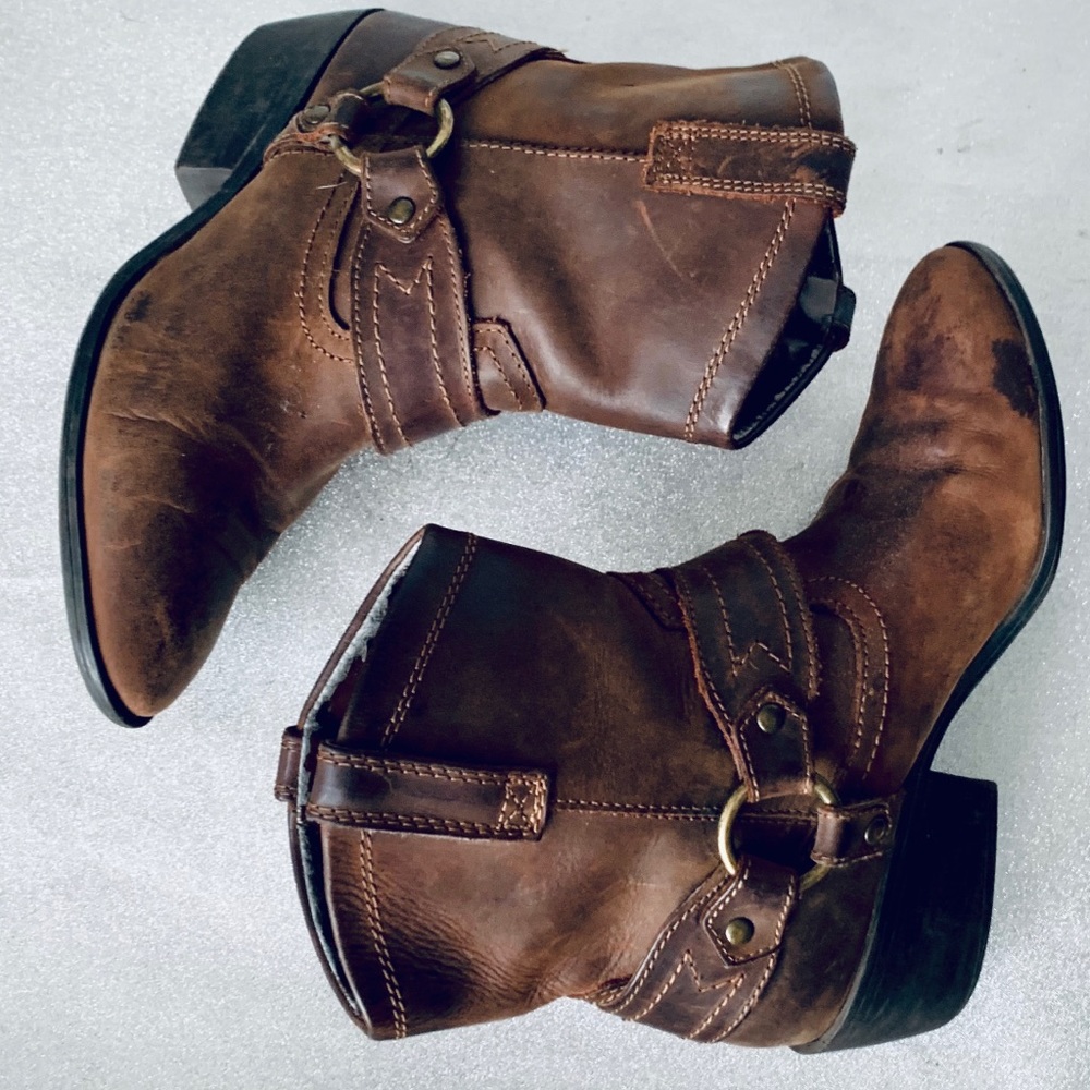 Brown Faux suede boots